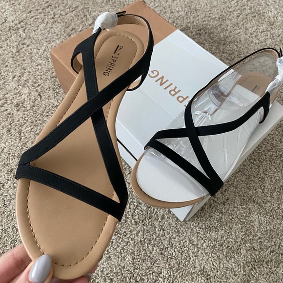 NWT Women’s black Call It Spring Sandals size 7 - Picture 6 of 11